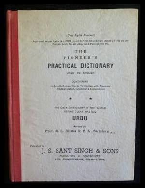 The Pioneer's Practical Dictionary Urdu to English. Containing Urdu with Roman Words To English w...