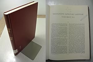 THESAURUS LINGUAE LATINAE. Volumen VI, pars 3: H - Hystix. Editus auctoritate et consilio academi...