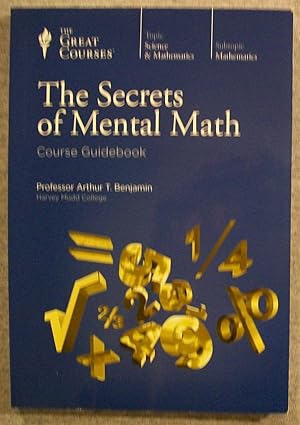 Seller image for The Secrets of Mental Math, Course Guidebook, with The Secrets of Mental Math 2-disc Dvd in Case for sale by Book Nook