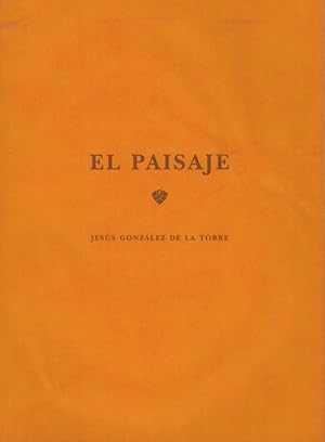 Seller image for EL PAISAJE. for sale by Librera Torren de Rueda