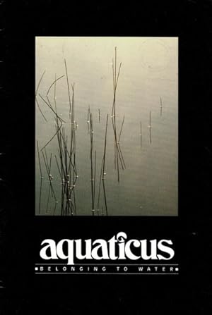 Imagen del vendedor de aquaticus - Vol. 20, Nr. 1, 1988 a la venta por Schueling Buchkurier