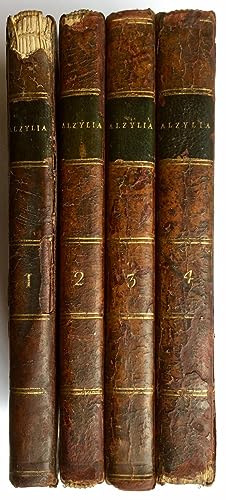RARE REGENCY NOVEL IN 1ST EDITION: Alzylia, a Novel. In four volumes.