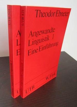 Bild des Verkufers fr Angewandte Linguistik 1 Eine Einfhrung. 1. Grundlagen. - Angewandte Linguistik 2 Eine Einfhrung. 2. Sprachunterricht. zum Verkauf von Antiquariat Maralt