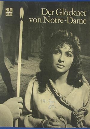 Der Glöckner von Notre-Dame. Film für Sie Nr. 13/72.,