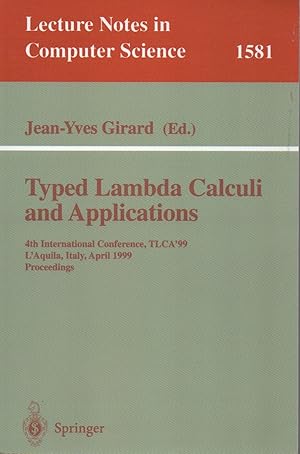 Seller image for Typed Lambda Calculi and Applications for sale by San Francisco Book Company