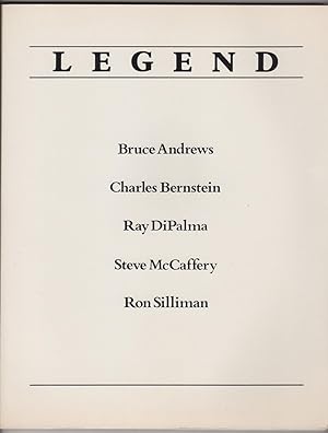 Imagen del vendedor de Legend (lettered copy, SIGNED by all contributors and separately INSCRIBED by Ray DiPalma to Carter Burden) a la venta por Philip Smith, Bookseller