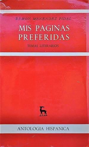 Seller image for Mis Pginas Preferidas Temas Literarios for sale by Casa Camino Real