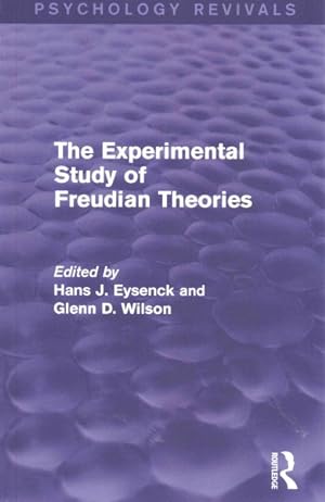 Bild des Verkufers fr Experimental Study of Freudian Theories zum Verkauf von GreatBookPrices