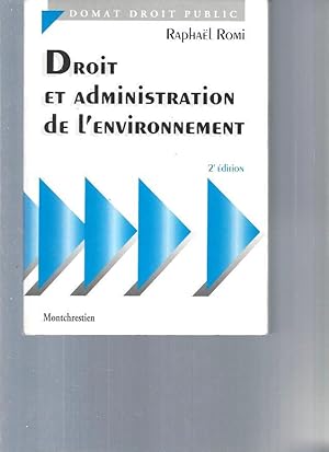 Droit et administration de l'environnement 2ème édition