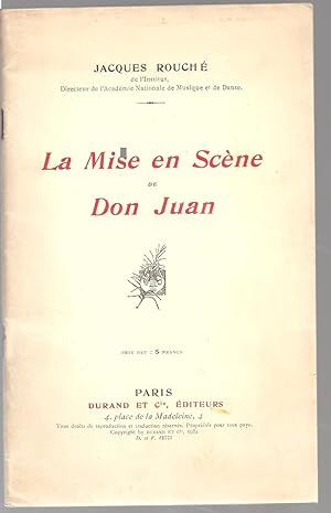 La mise en scène de Don Juan