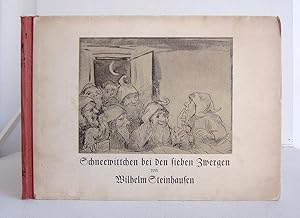 Image du vendeur pour Schneewittchen bei den sieben Zwergen - in 17 Tuschezeichnungen erzhlt von Wilhelm Steinhausen - 1930 mis en vente par Verlag IL Kunst, Literatur & Antiquariat