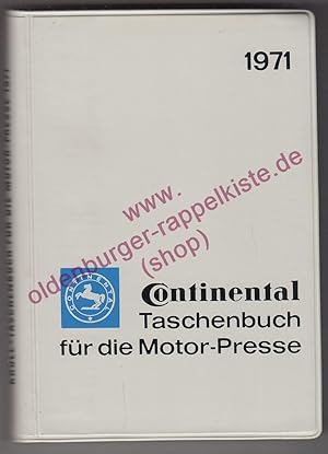 Taschenbuch für die Motor-Presse 1971 / Pocket Book for the Motoring Press 1971