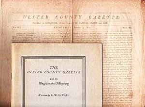 BIBLIOGRAPHY AND SPECIMEN ISSUE OF THE ULSTER COUNTY GAZETTE