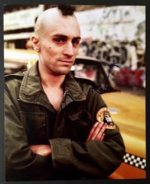 Signed Photograph of Robert De Niro as a Menacing Travis Bickle