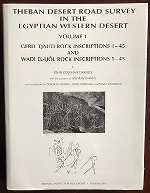 Immagine del venditore per Theban Desert Road Survey in the Egyptian Western Desert. Vol. 1: Gebel Tjauti Rock Inscriptions 1-45 and Wadi el-Hudi Rock Inscriptions 1-45 venduto da Meretseger Books