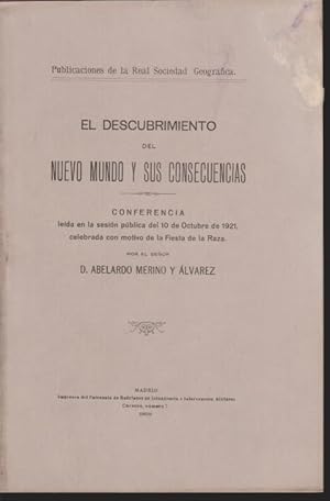 Seller image for EL DESCUBRIMIENTO DEL NUEVO MUNDO Y SUS CONSECUENCIAS for sale by LIBRERIA TORMOS