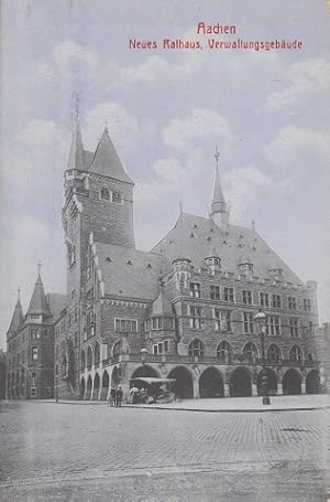 Ansichtskarte AK Aachen - Neues Rathaus, Verwaltungsgebäude.