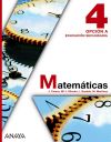 Matemáticas 4. Opción A.