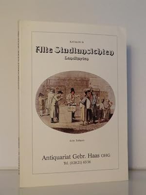 Imagen del vendedor de Alte Stadtansichten, Landkarten. Katalog Nr. 26 a la venta por Antiquariat Weber