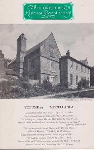Samuel Whitbread's Notebooks Volume 49 Miscellanea[The Publications of the Bedfordshire Historica...