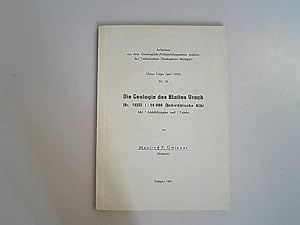 Bild des Verkufers fr Die Geologie des Blattes Urach (Nr. 7522) 1:25 000 (Schwlbische Alb). Arbeiten aus dem Geologisch-Palontologischen Institut der Technischen Hochschule Stuttgart ; Neue Folge, 24. zum Verkauf von Antiquariat Bookfarm