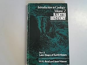 Bild des Verkufers fr Introduction to geology. Volume 2, Earth history. Part II, Later stages of earth history. zum Verkauf von Antiquariat Bookfarm