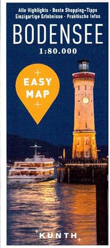 Seller image for EASY MAP Bodensee 1:80.000 for sale by Falkensteiner