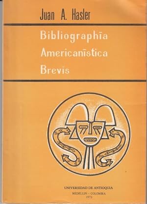 Imagen del vendedor de Bibliographia Americanista Brevis a la venta por Graphem. Kunst- und Buchantiquariat