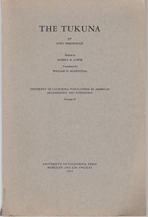 Image du vendeur pour The Tukuna. Ed. by Robert H. Lowie, translated by William D. Hohenthal (= American Archaeology and Ethnology. Volume 45) mis en vente par Graphem. Kunst- und Buchantiquariat