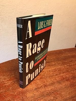 Seller image for A Rage to Punish: The Unintended Consequences of Mandatory Sentencing. for sale by Chris Duggan, Bookseller