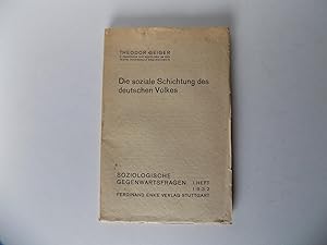 Die soziale Schichtung des deutschen Volkes. Soziographischer Versuch auf statistischer Grundlage...