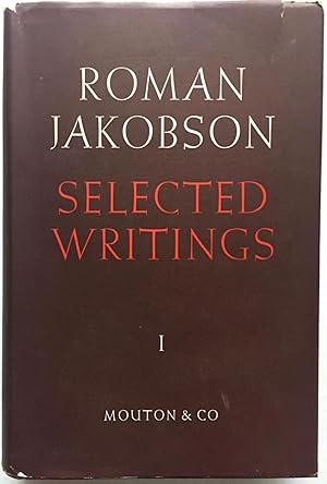 Selected Writings I: Phonological Studies--INSCRIBED with collection of letters