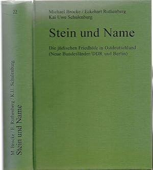 Bild des Verkufers fr Stein und Name. Die jdischen Friedhfe in Ostdeutschland (Neue Bundeslnder/DDR und Berlin). zum Verkauf von Antiquariat Dwal