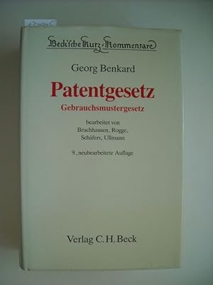 Seller image for Patentgesetz, Gebrauchsmustergesetz : Kurz-Kommentar for sale by Gebrauchtbcherlogistik  H.J. Lauterbach