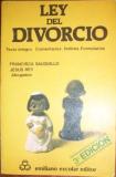 Imagen del vendedor de LEY DEL DIVORCIO a la venta por ALZOFORA LIBROS