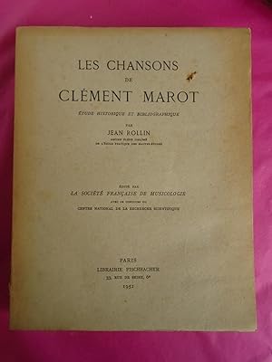 LES CHANSONS DE CLEMENT MAROT La Societe Francaise De Musicologie