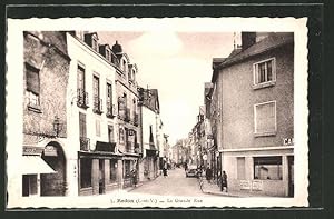 Carte postale Redon, La Grande Rue