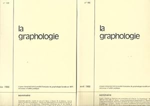 Image du vendeur pour La graphologie (4 numros de 1988 complet pour cette anne 189  192) mis en vente par LES TEMPS MODERNES