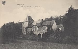 Ansichtskarte AK Aachen - Alt Linzenhäuschen im Stadtwald.