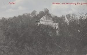 Ansichtskarte AK Aachen - Belvedere, vom Salvatorberg aus gesehen.