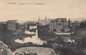 Ansichtskarte AK Aachen - Blick von der Ludwigsallee.