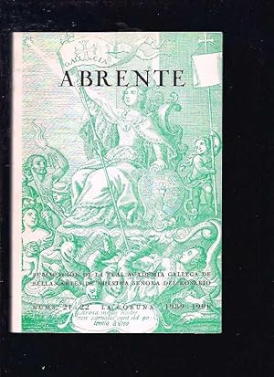 ABRENTE. NUMEROS 21-22. PUBLICACION DE LA REAL ACADEMIA GALLEGA DE BELLAS ARTES DE NUESTRA SEÑORA...