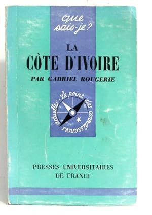 Bild des Verkufers fr La cte d'ivoire zum Verkauf von crealivres