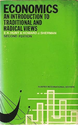 Bild des Verkufers fr Economics. An introduction to traditional and radical views zum Verkauf von Cameron House Books