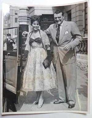 Jack Hawkins and Eunice Gayson, Press Agency Photos 1955