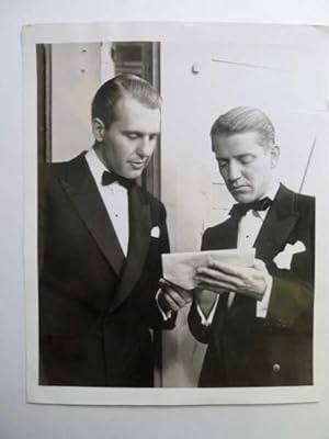 Ralph Bellamy & Chuck Colean, The Awful Truth, Press Agency Photo