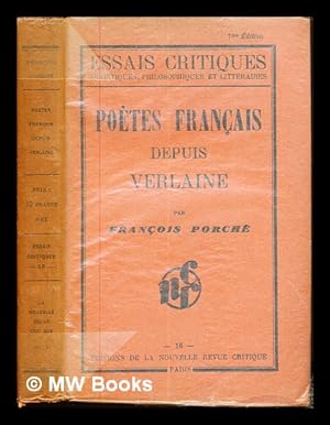 Seller image for Poètes français depuis Verlaine for sale by MW Books