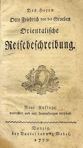 Seller image for Orientalische Reisebeschreibung. for sale by FOLIOS LIMITED