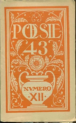 Poésie 43.Numéro XII