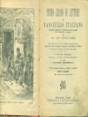 Seller image for Primo grado di letture al fanciullo italiano parte prima for sale by Librodifaccia